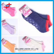 Уютные теплые носки до щиколотки из микрофибры для девочек-подростков с индивидуальным логотипом